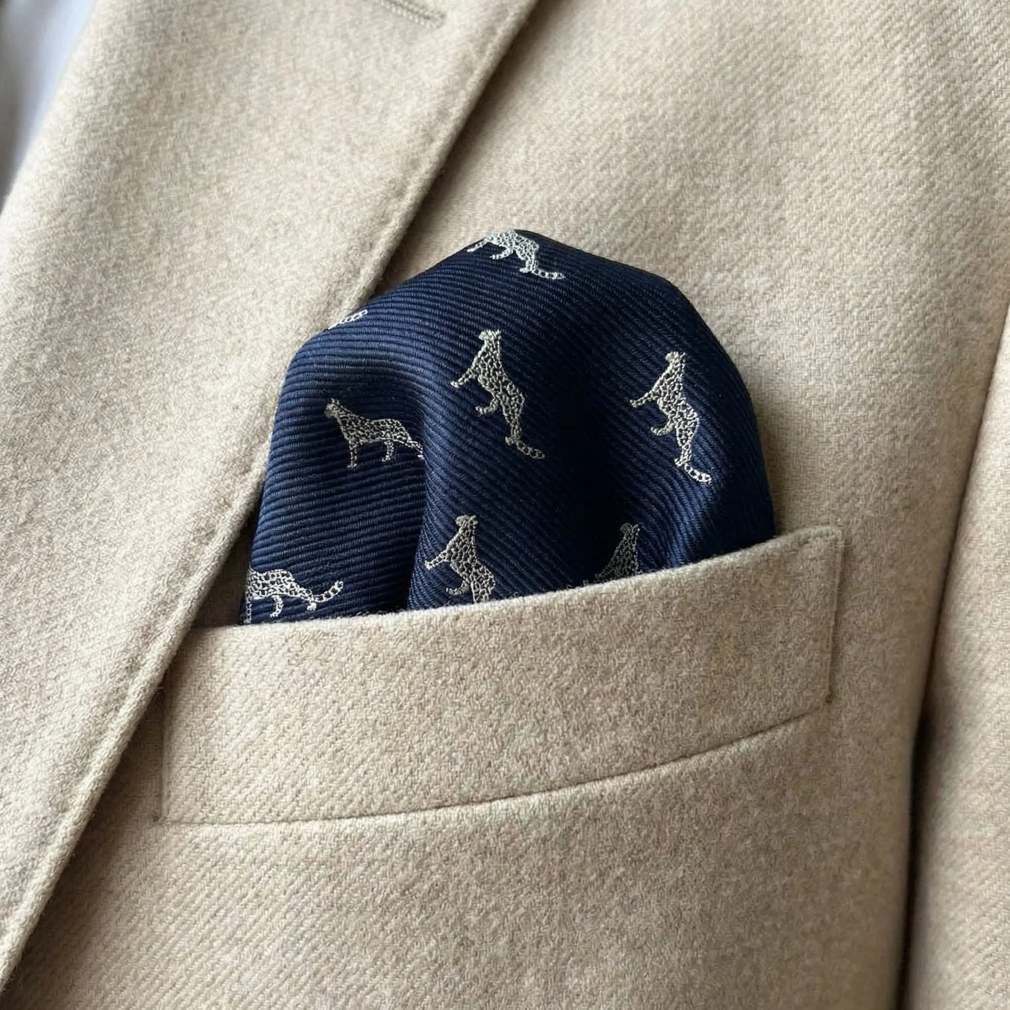 Snow Leopard Pocket Square - Image 3