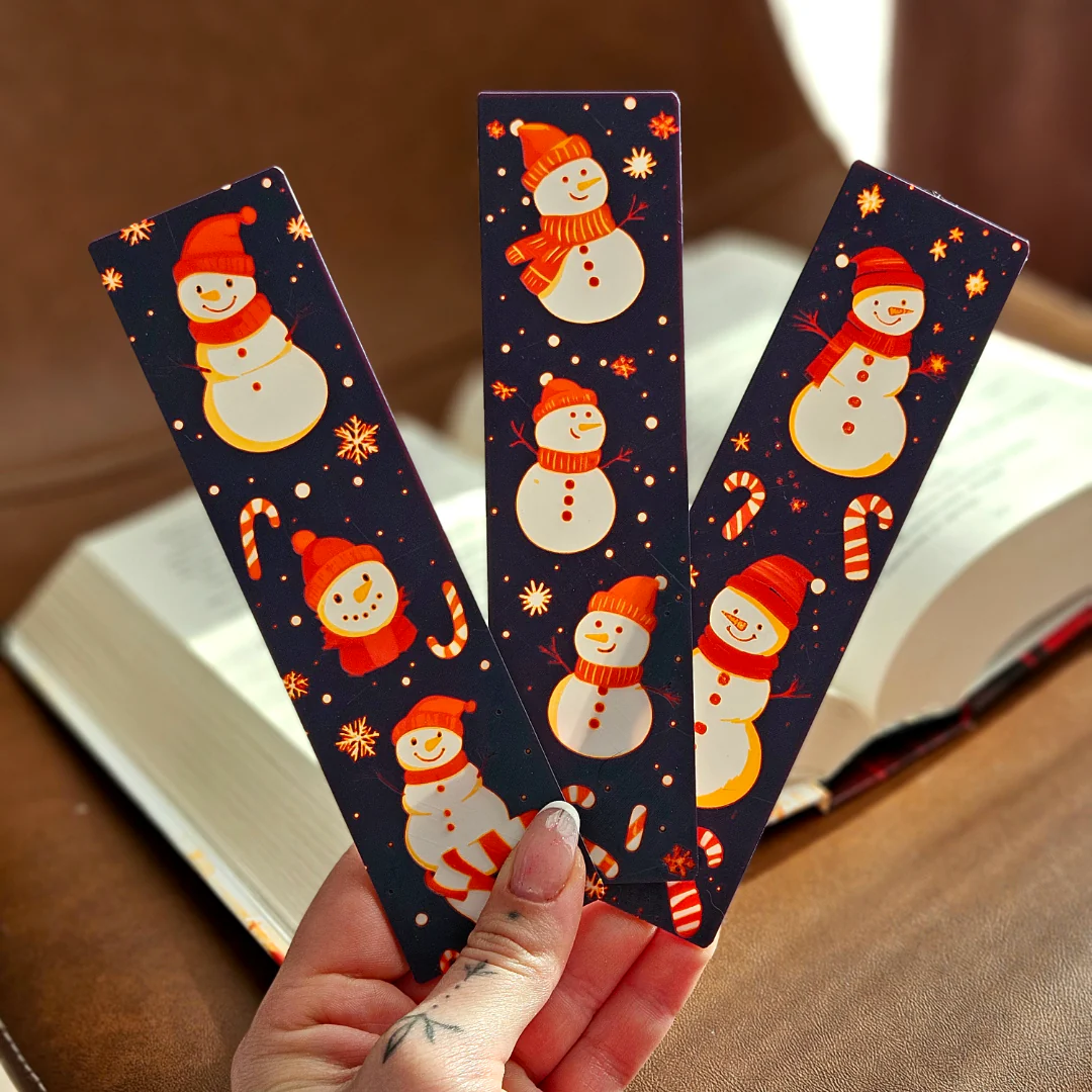 Snowy Smiles β Christmas Bookmark Set