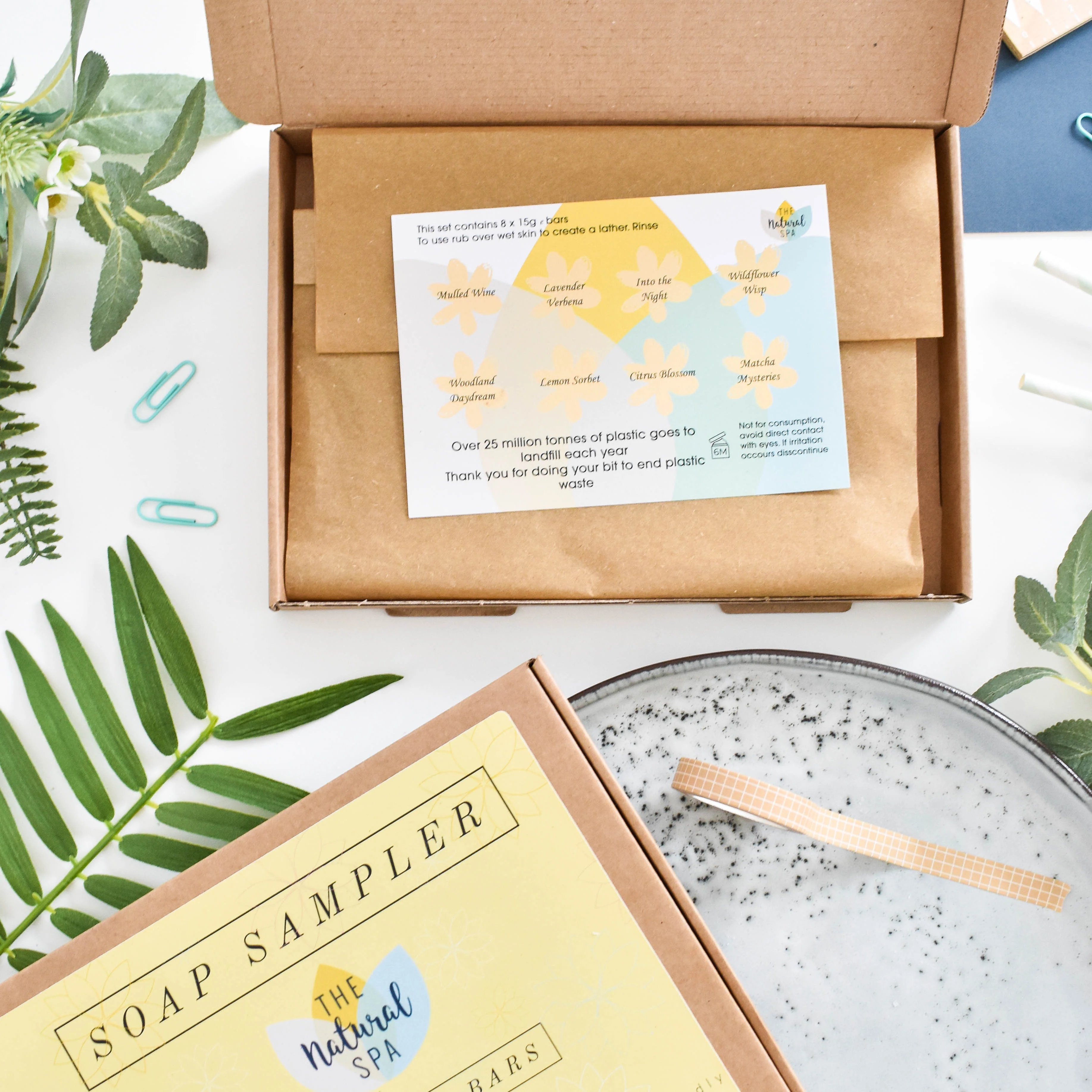 Soap Sampler Gift Set - 8 x 15g Mini Travel Soaps - Letterbox Sized gift set - Image 11