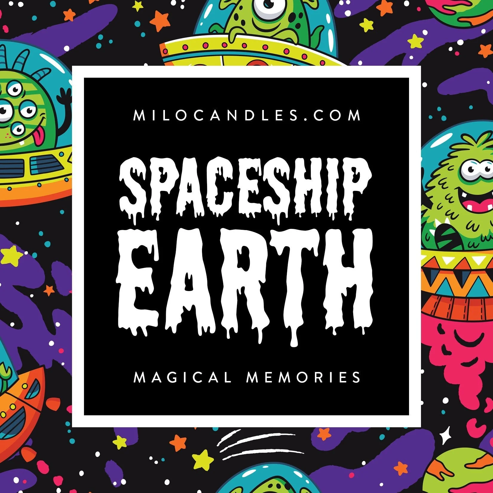 Spaceship Earth Candle - Image 2