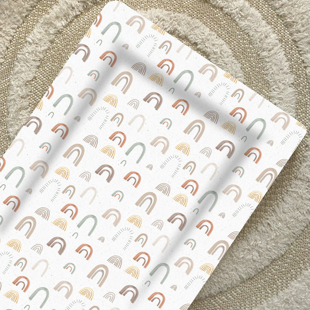 Standard Changing Mat - Abstract Rainbow Print