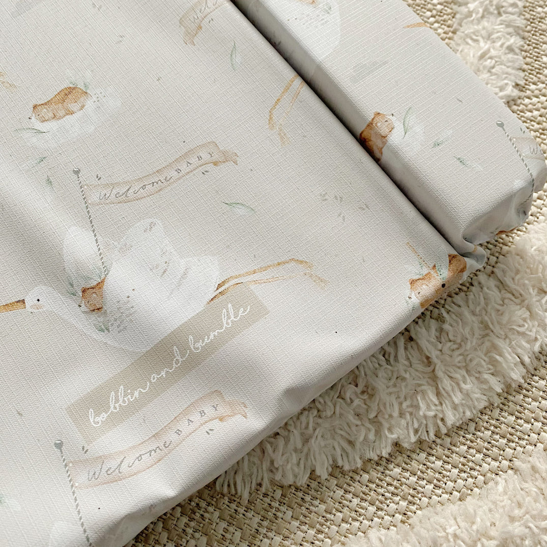 Standard Changing Mat - Welcome Baby Unisex Print - Image 7