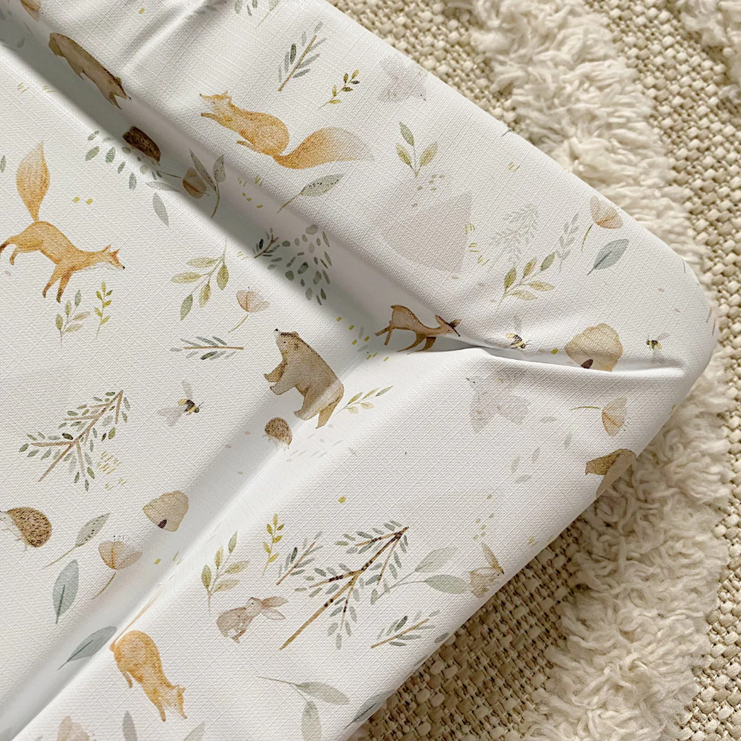 Standard Changing Mat - Woodland Animals Print - Image 3