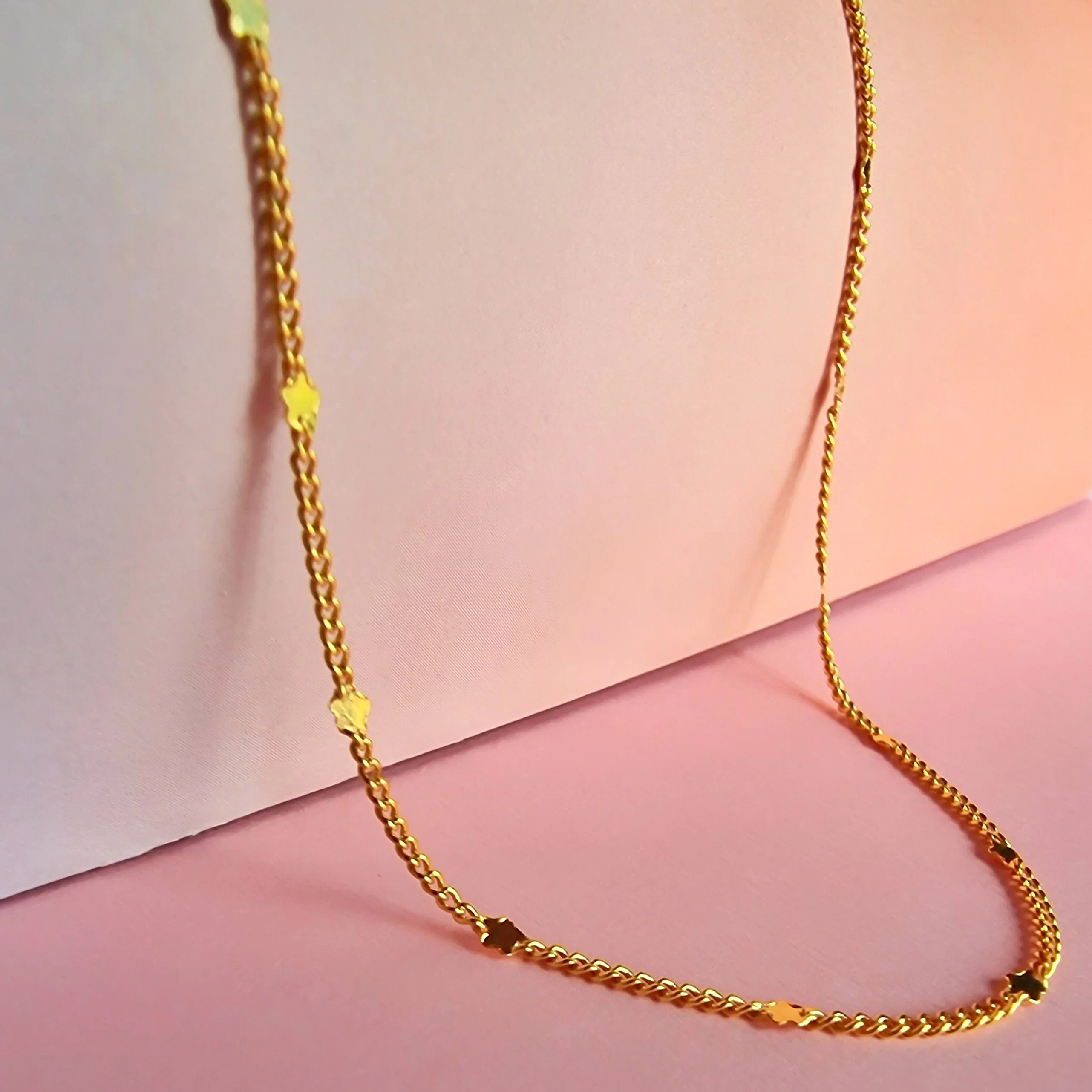 Star Dainty Chain Gold - Image 3