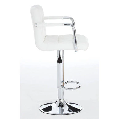Starz White Leather Effect Bar Chair - Image 4