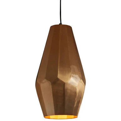 Stockholm Aluminium Copper Finish Large Pendant Light - Image 2