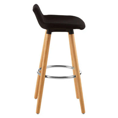 Stockholm Black Bar Stool - Image 4
