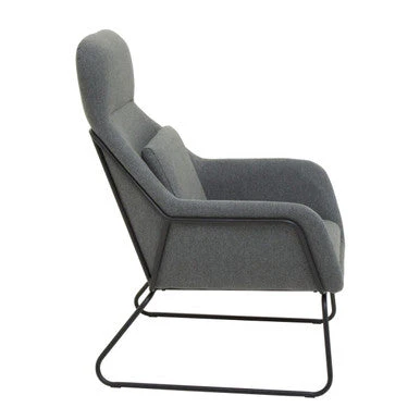 Stockholm Grey Fabric Chair - Image 4