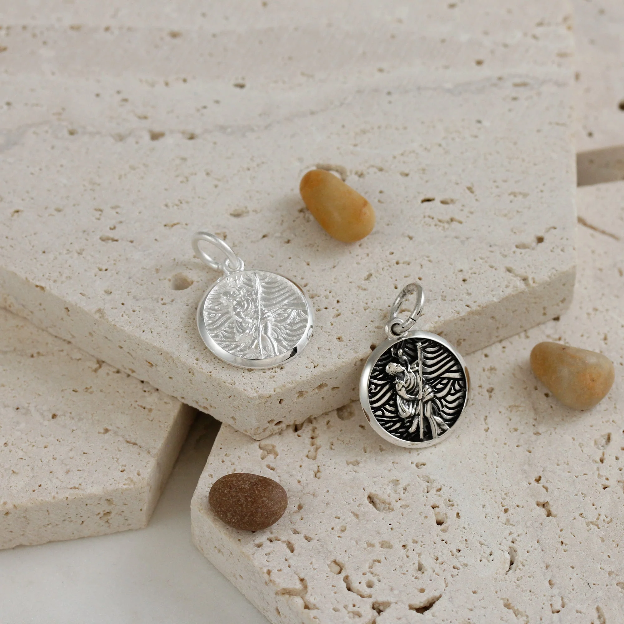 Storm Guardian Saint Christopher Personalised Silver Charm - Image 6
