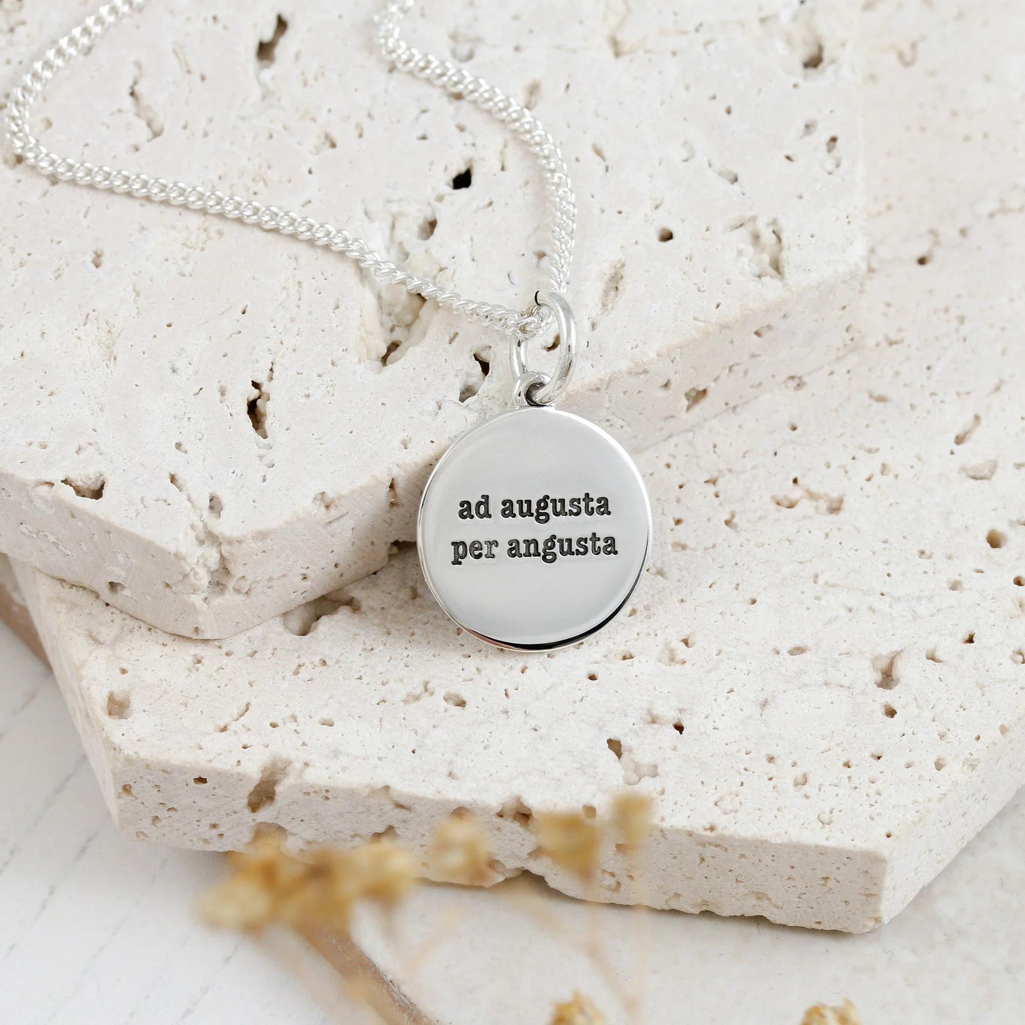 Storm Guardian Small Silver St Christopher Necklace - Image 5