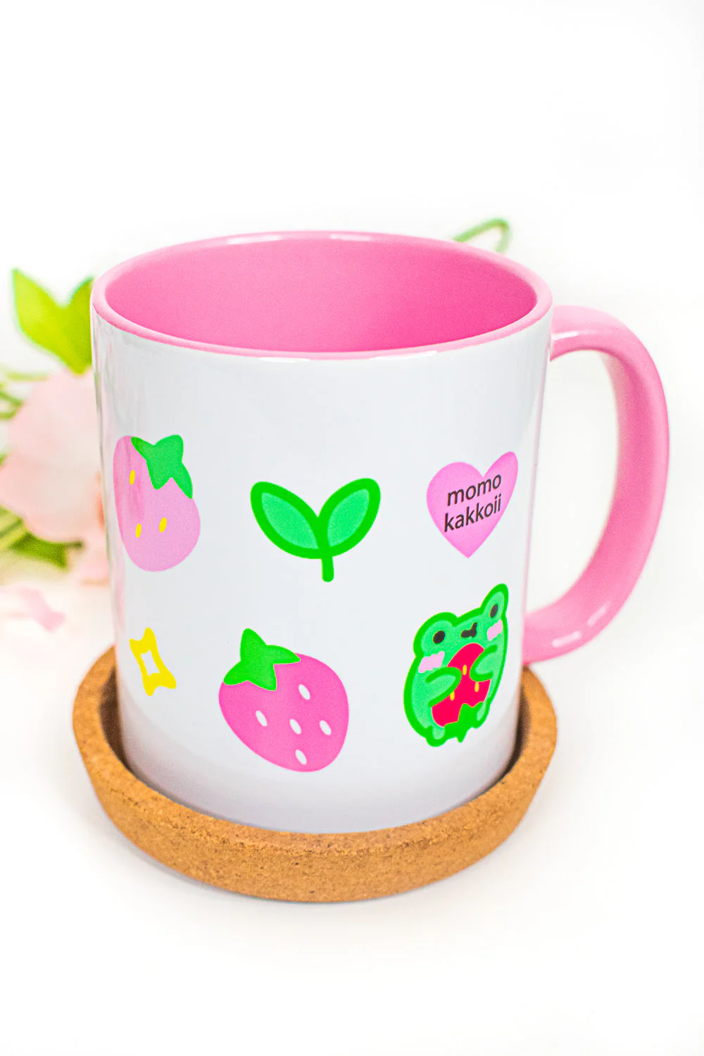 Strawberry Albert Pink Mug - Image 2