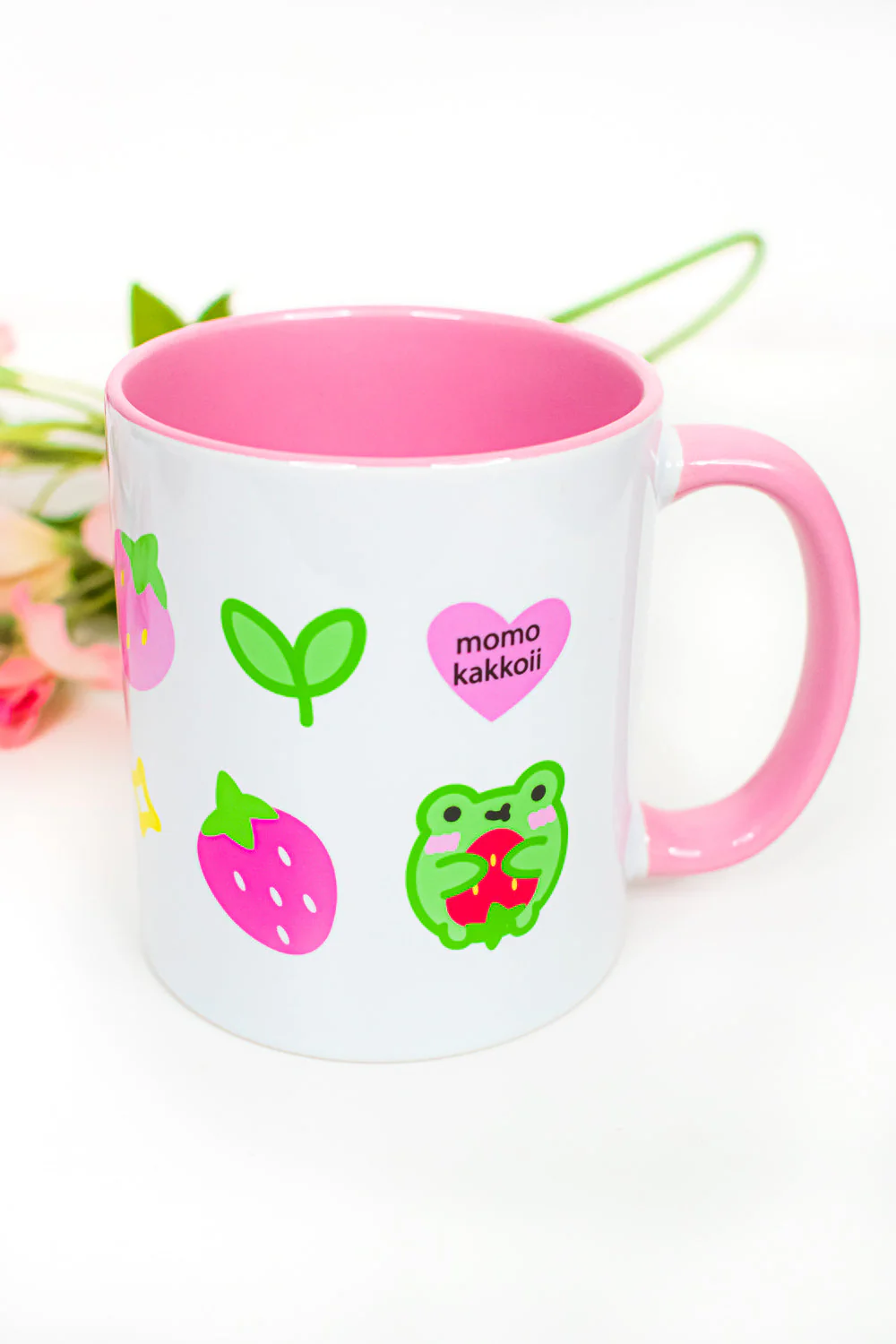 Strawberry Albert Pink Mug - Image 4