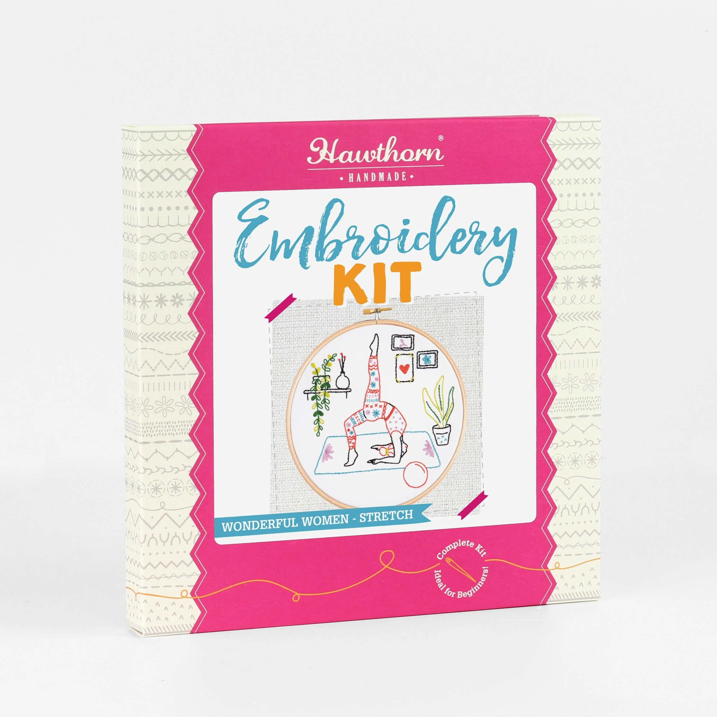 'Stretch' Yoga Embroidery Kit for Beginners - Image 2