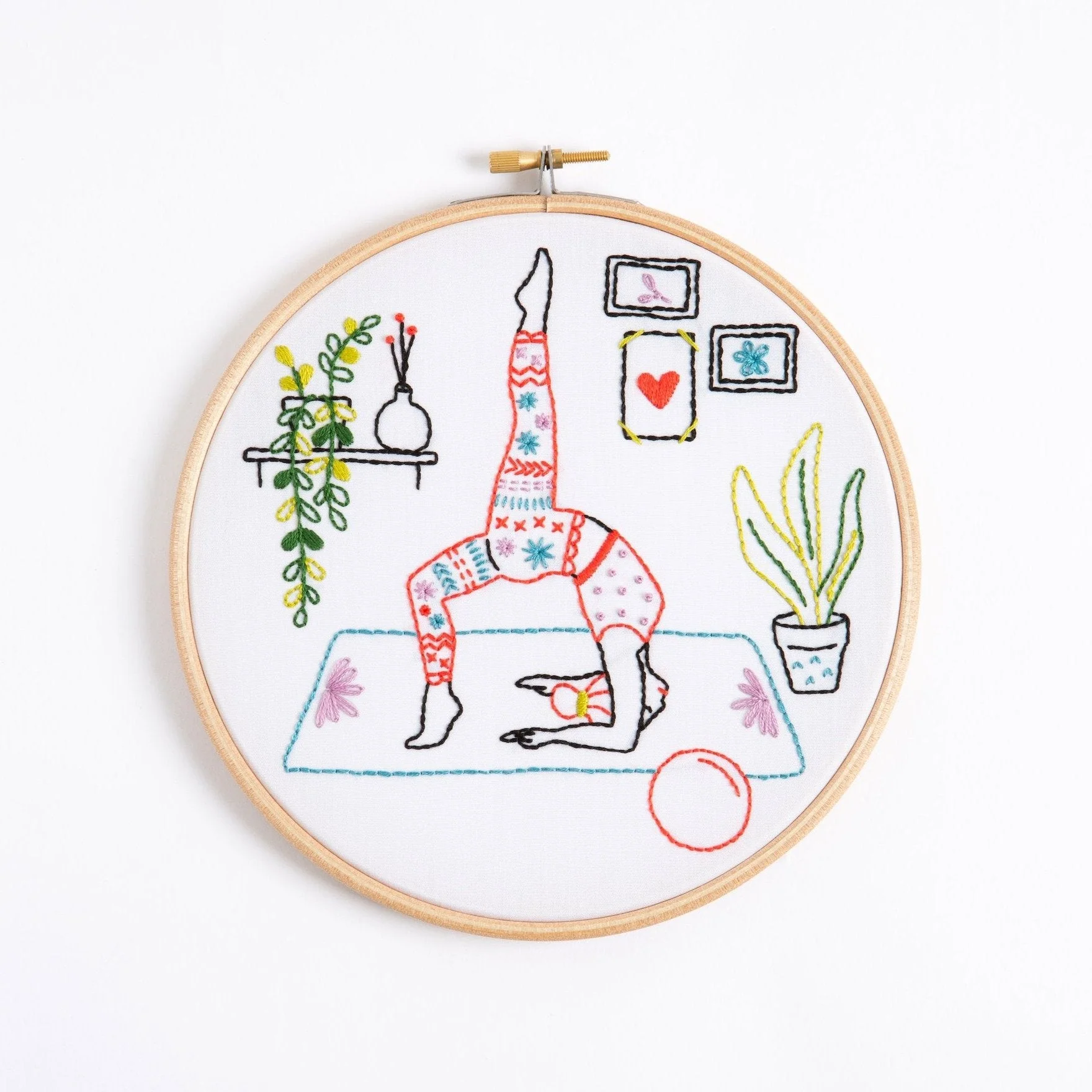 'Stretch' Yoga Embroidery Kit for Beginners - Image 7