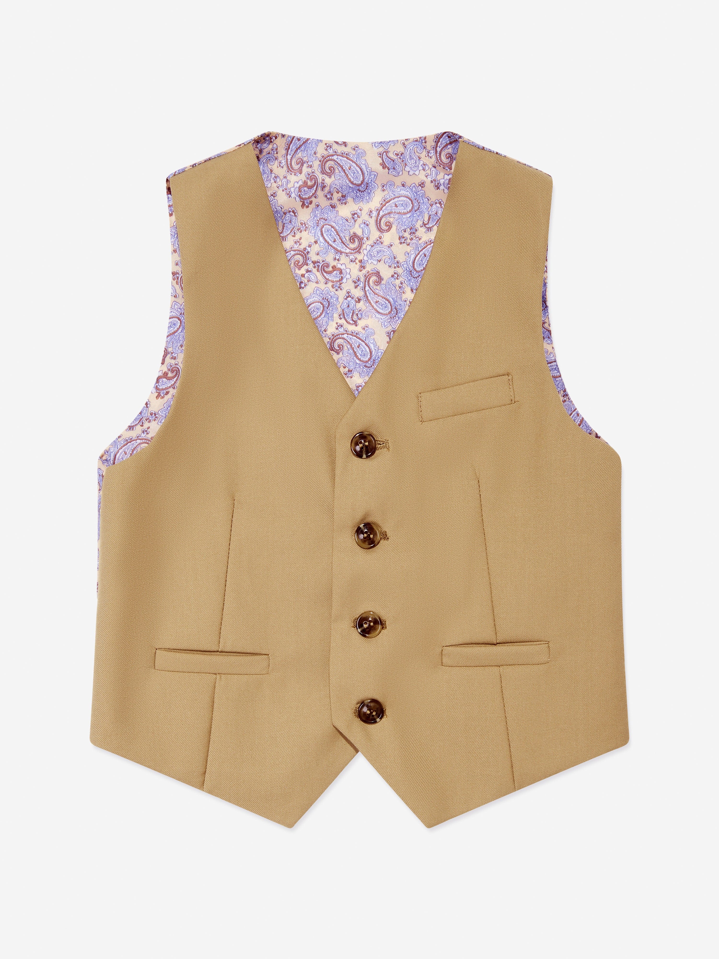 SUITLAB London Boys 7 Piece Suit Set in Beige - Image 10