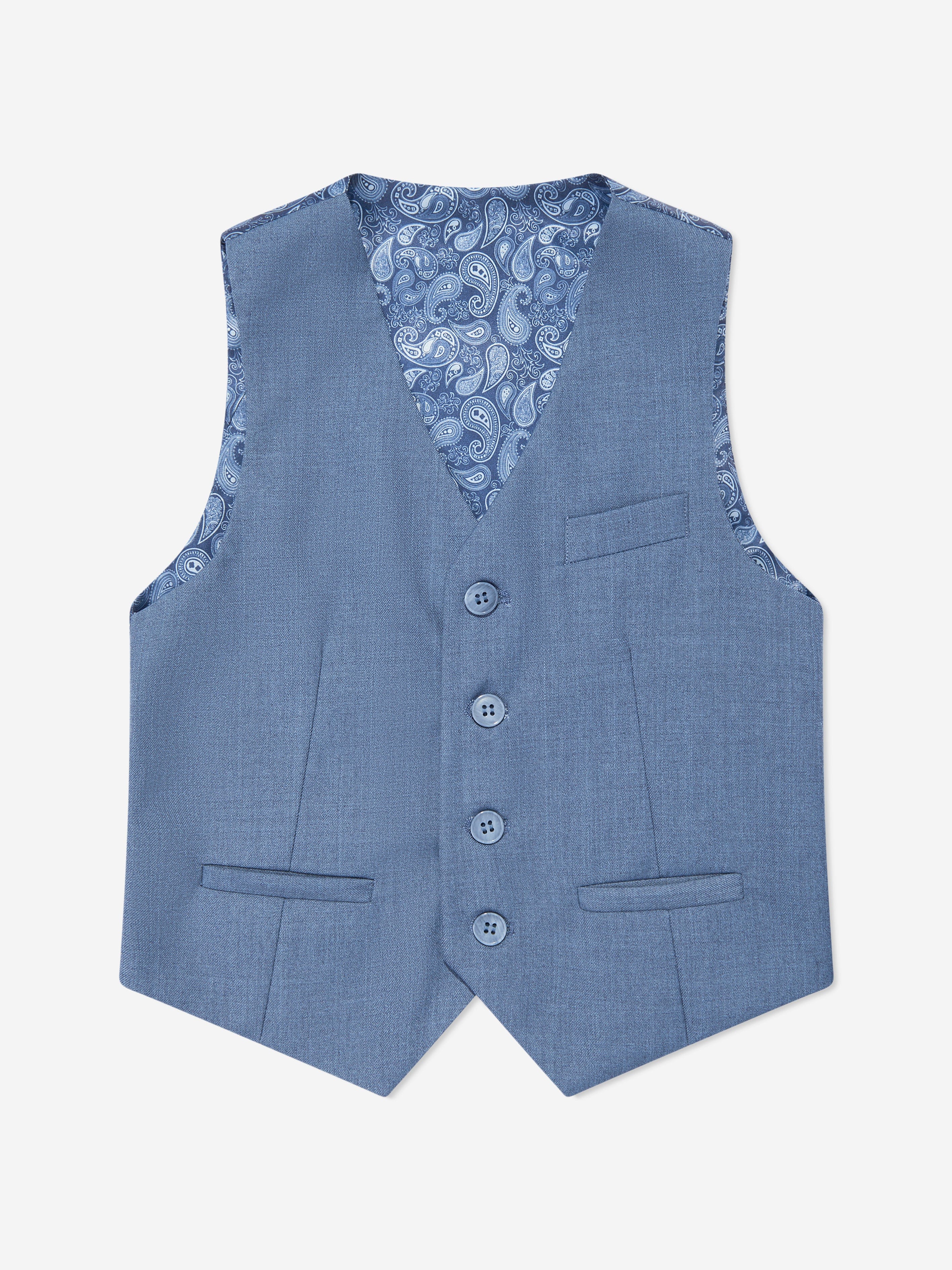 SUITLAB London Boys 7 Piece Suit Set in Blue - Image 3