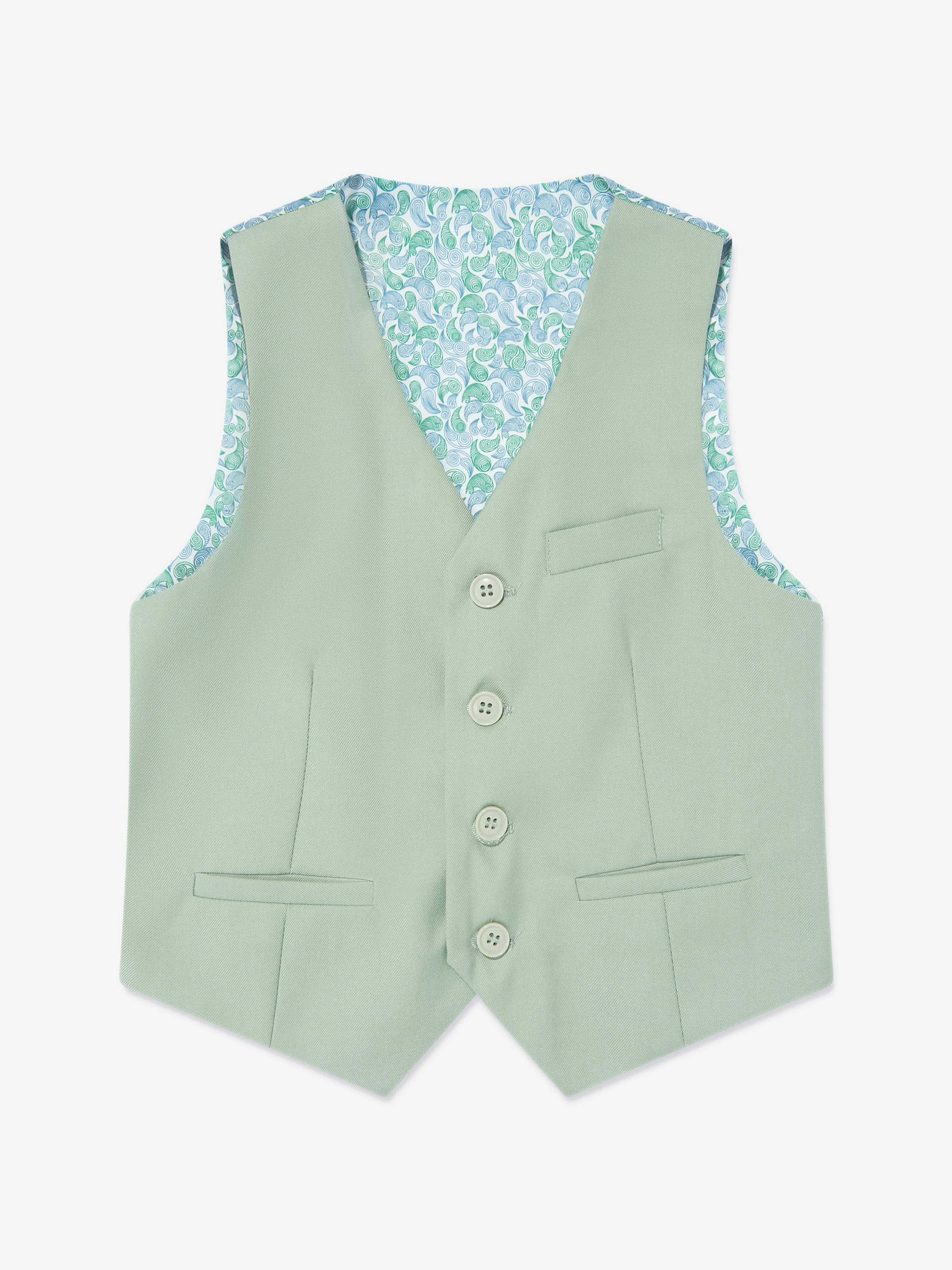 SUITLAB London Boys 7 Piece Suit Set in Green - Image 3