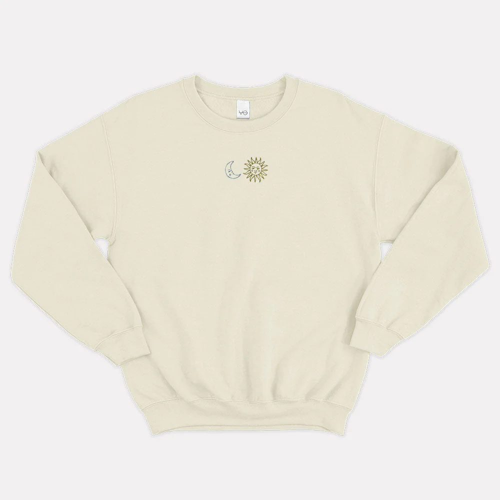 Sun And Moon Embroidered Sweatshirt (Unisex) - Image 2