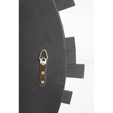 Sunburst Multilevel Wooden Wall Mirror - Image 5