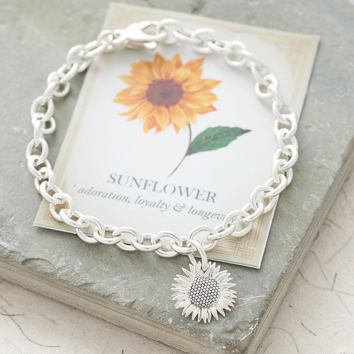 Sunflower Silver Charm - Image 5