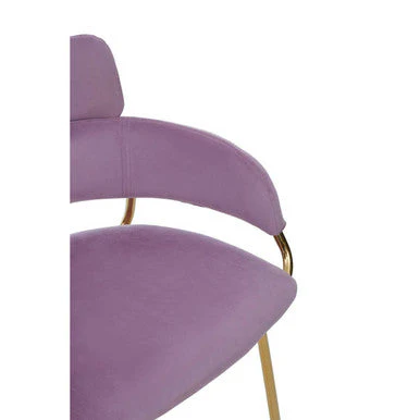 Tamzin Pink Velvet Bar Chair - Image 6