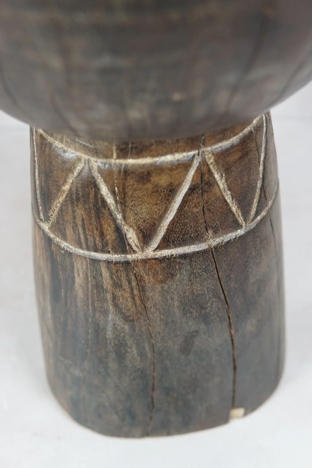 Tapered Wood Side Table - Cameroon - 93.5 - Image 4