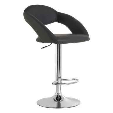 Taylor Grey Faux Leather Bar Chair - Image 2