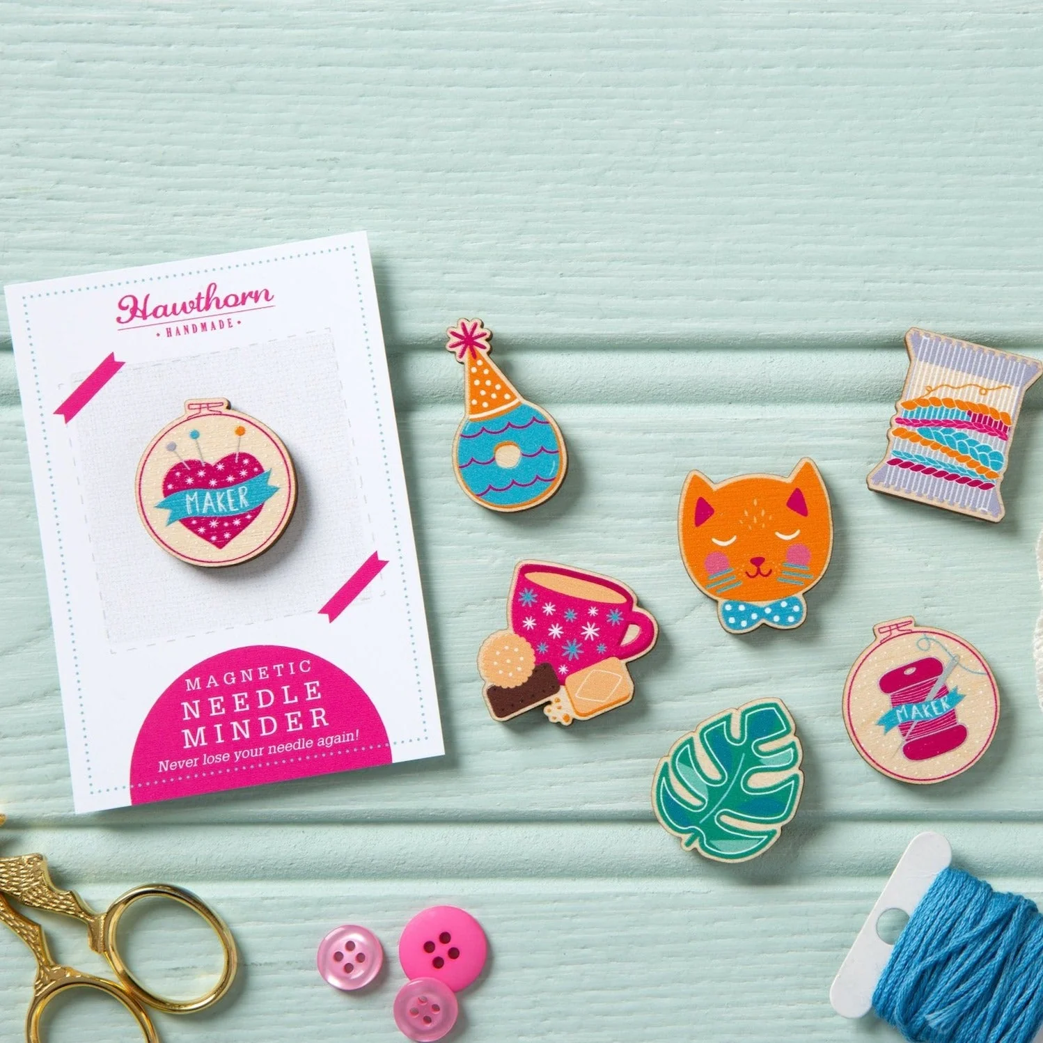 Tea & Biscuits Magnetic Needle Minder - Image 7