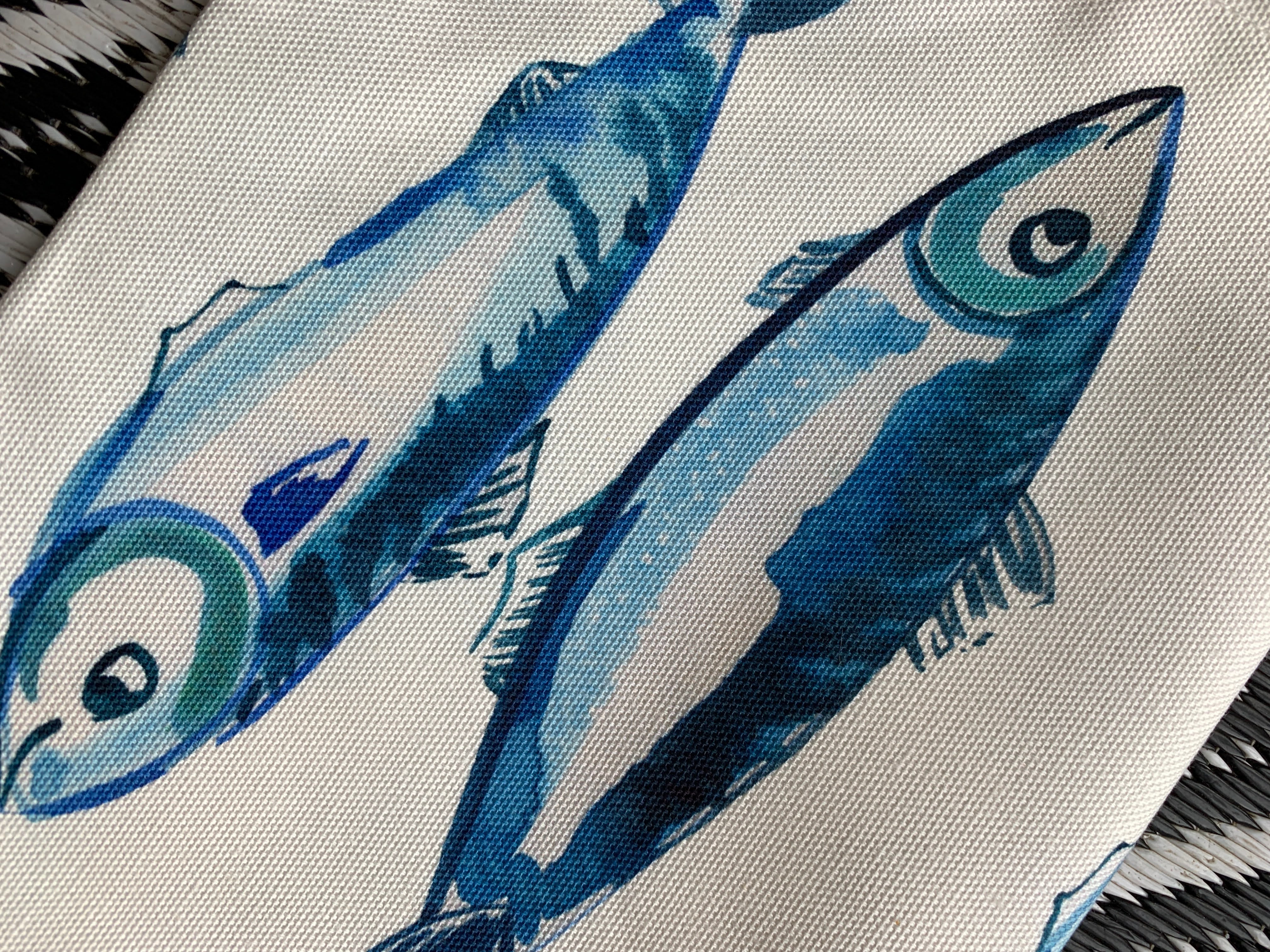 Tea towel - Oh so bright Fresh Fish - Image 4