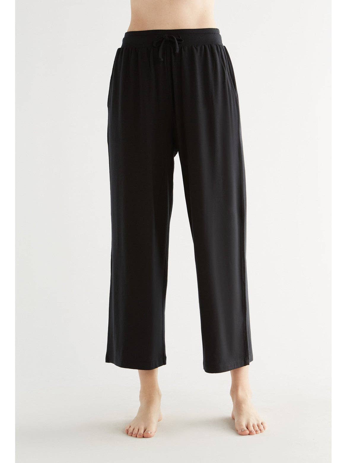 Tencel Wide Leg Trousers: Womens - Image 12