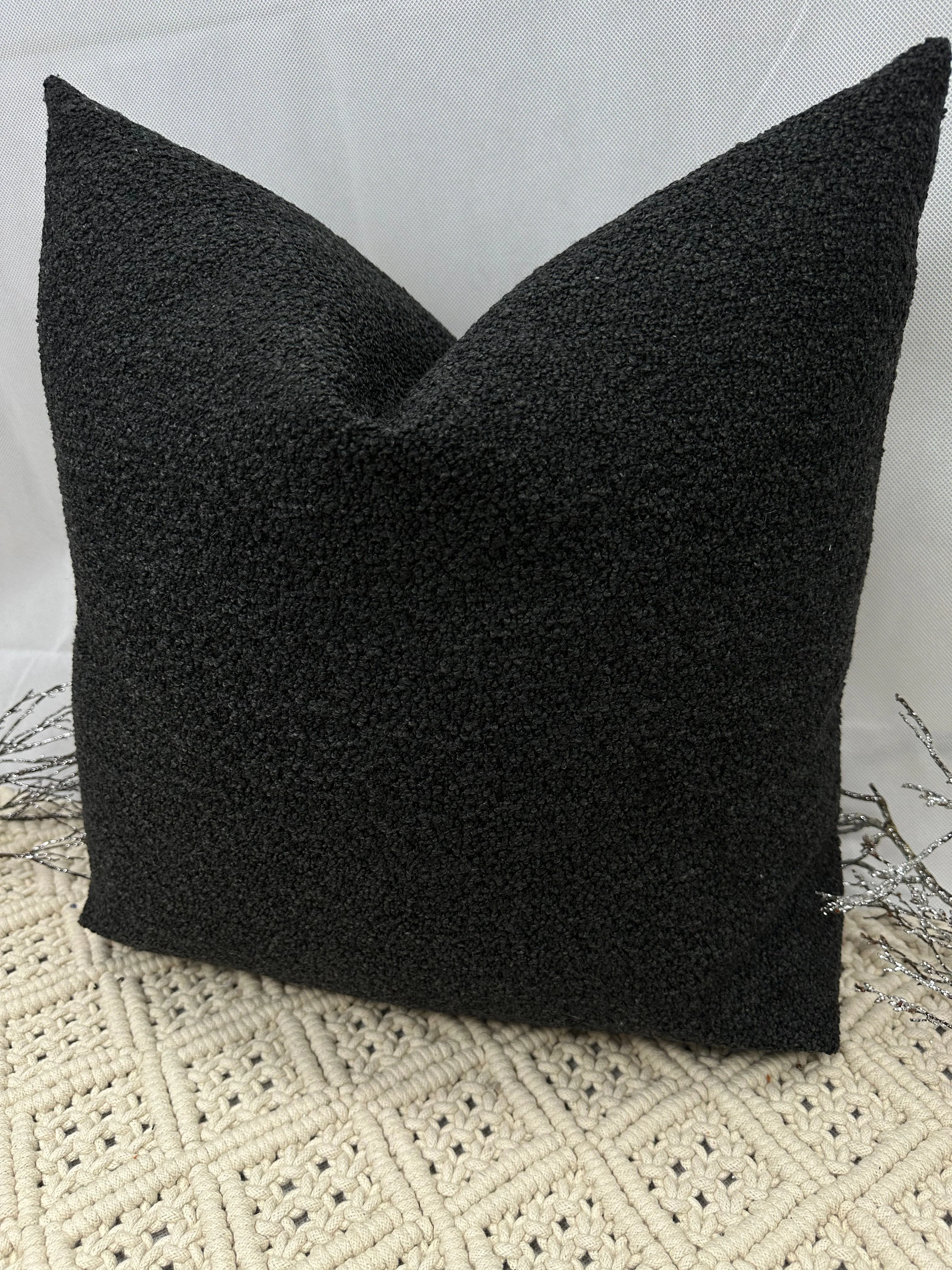 The Couture Cushion - The Luxury Black Boucle - Style No. 103 - Image 2