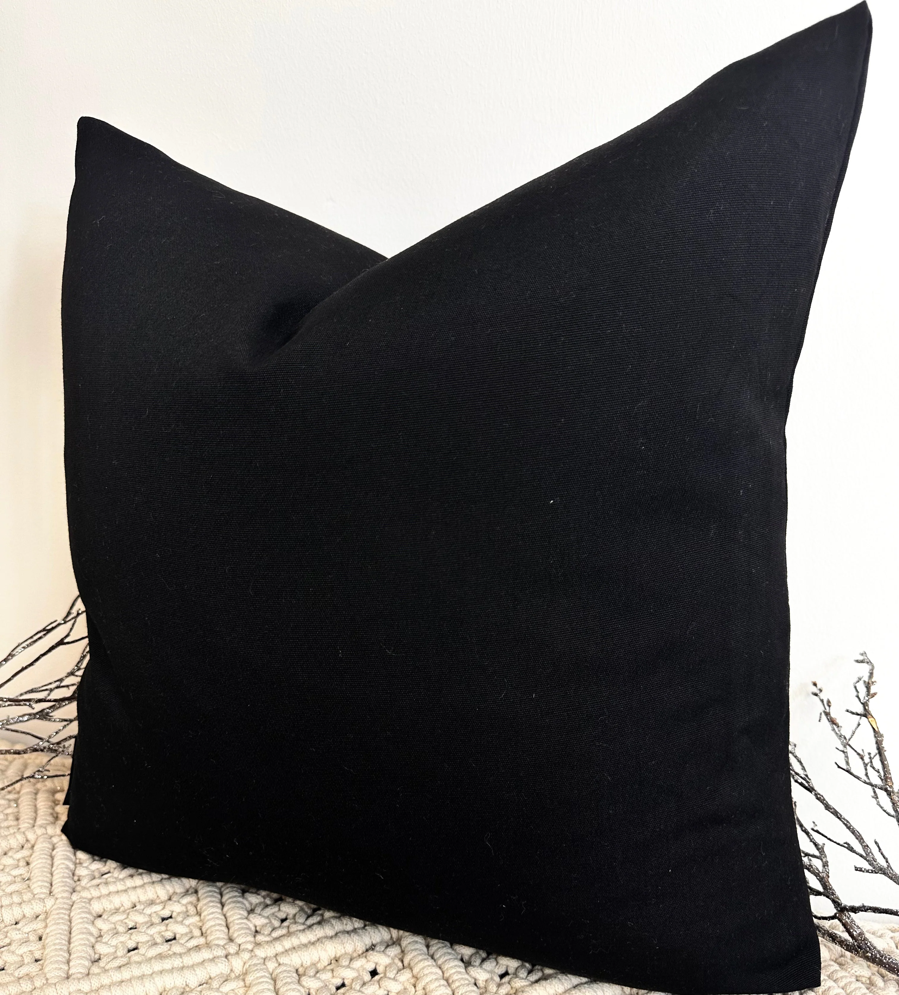 The Couture Cushion - The Outdoor Black - Style No. 62 - Image 2