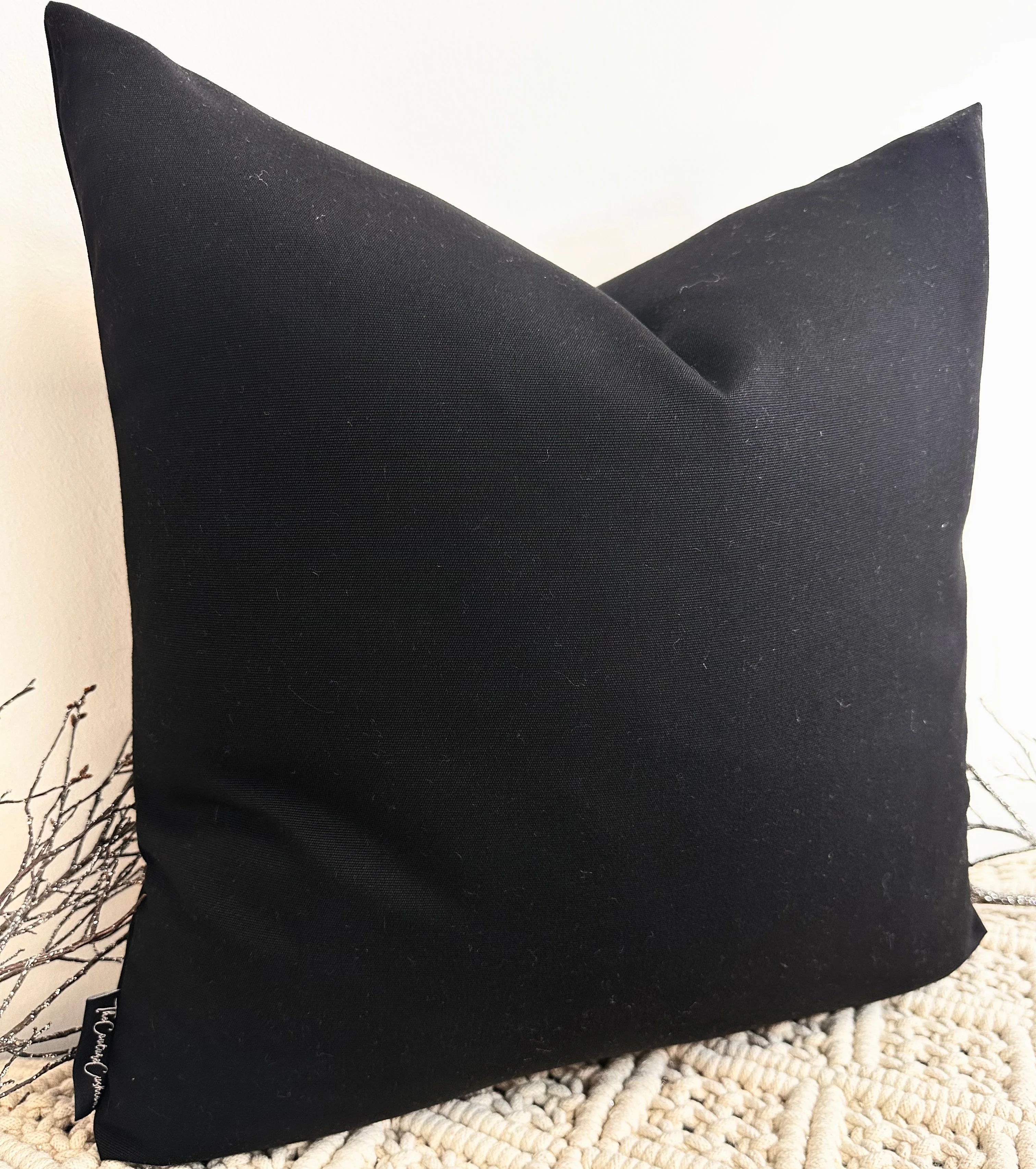 The Couture Cushion - The Outdoor Black - Style No. 62 - Image 3