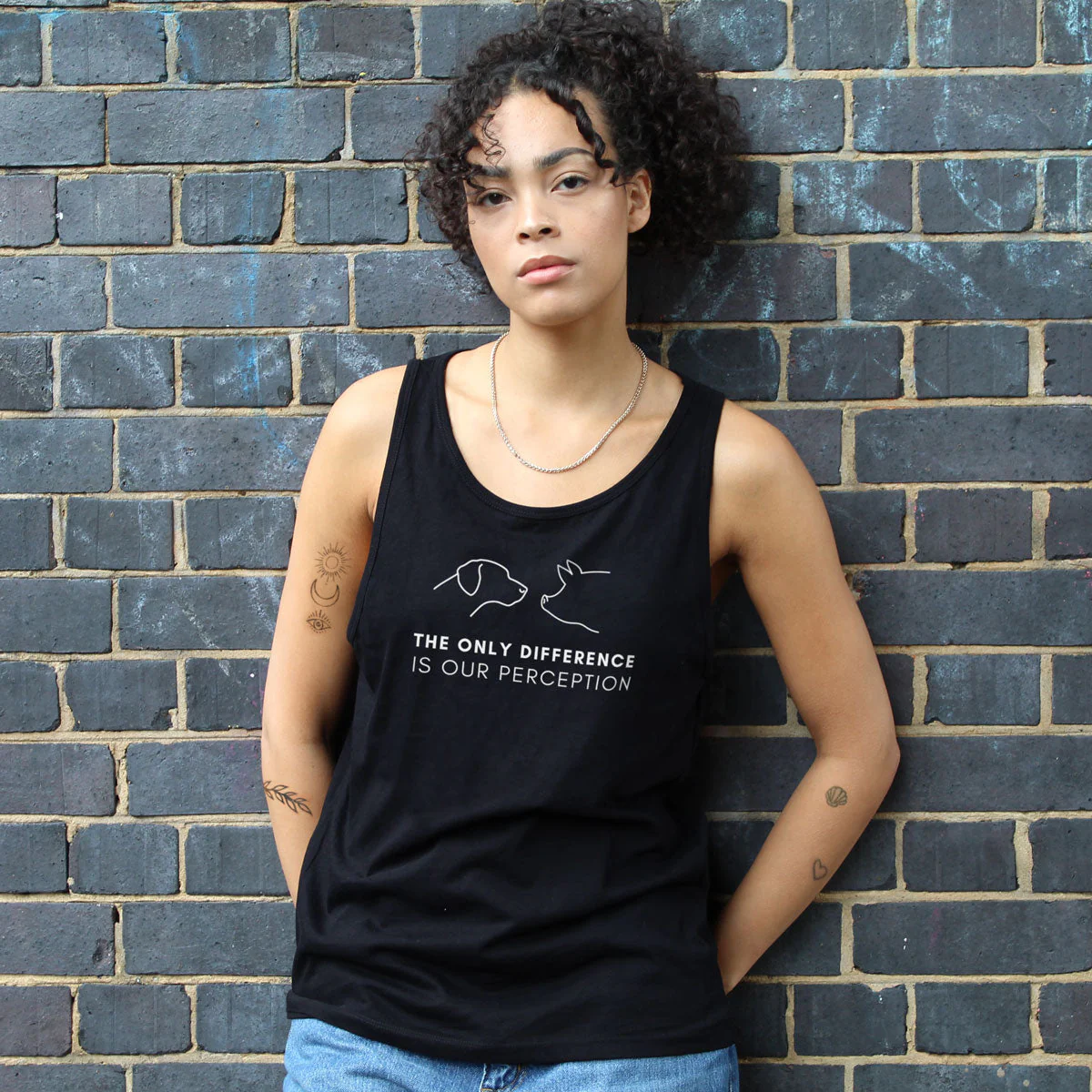 The Only Difference Is Our Perception Tank (Unisex) - Image 2