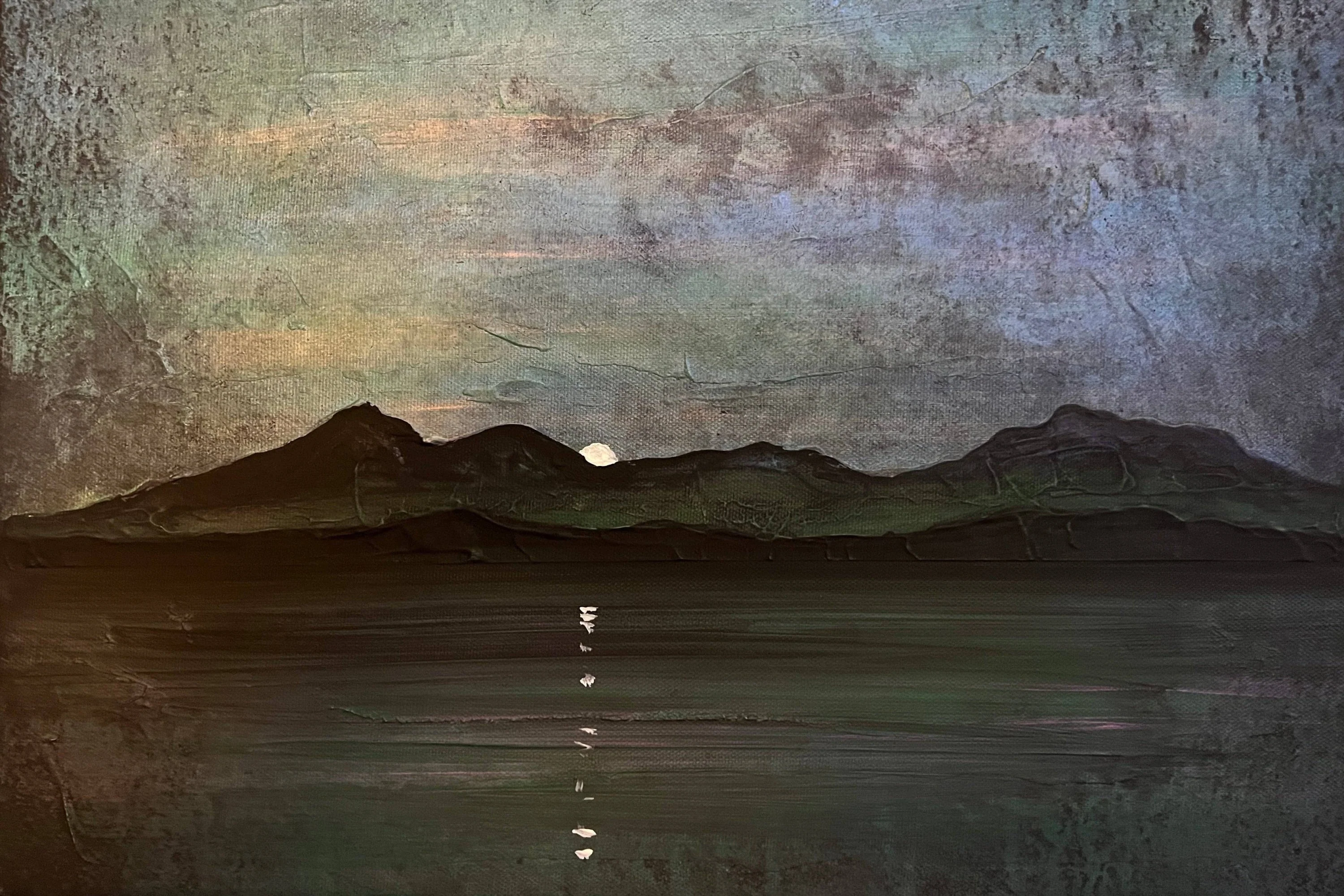 The Sleeping Warrior Moonlight Arran | Statement Interior Wall Art from Scotland - Image 2