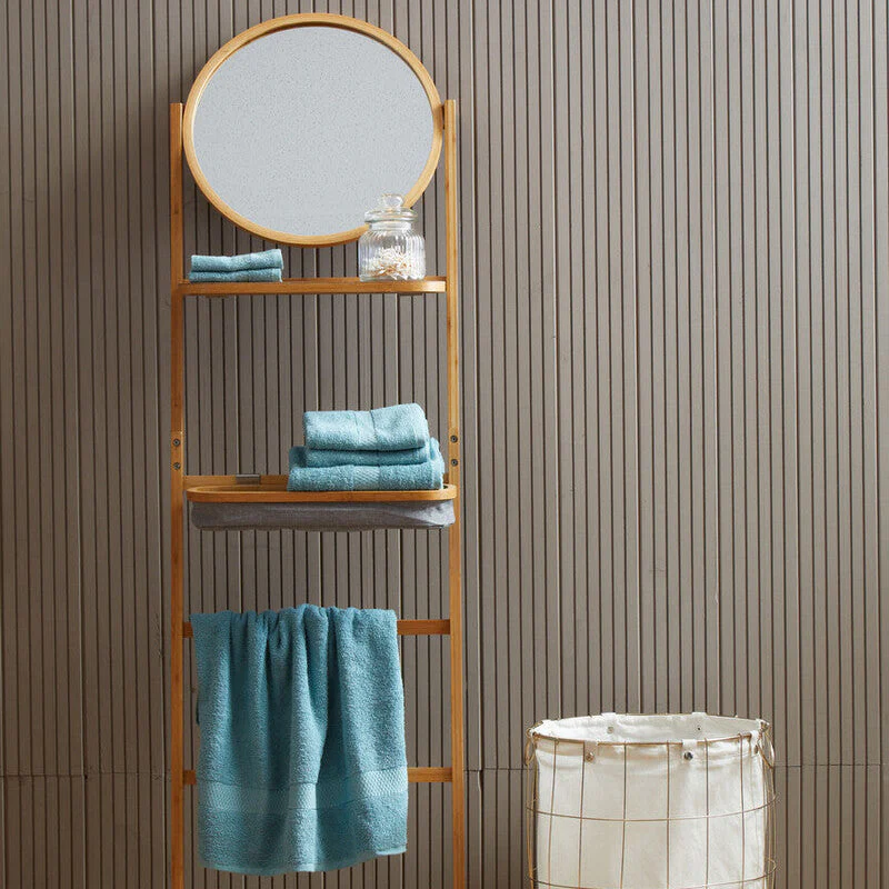 Thread and Loom 6 Piece Dusty Turquoise Towel Set - Image 3