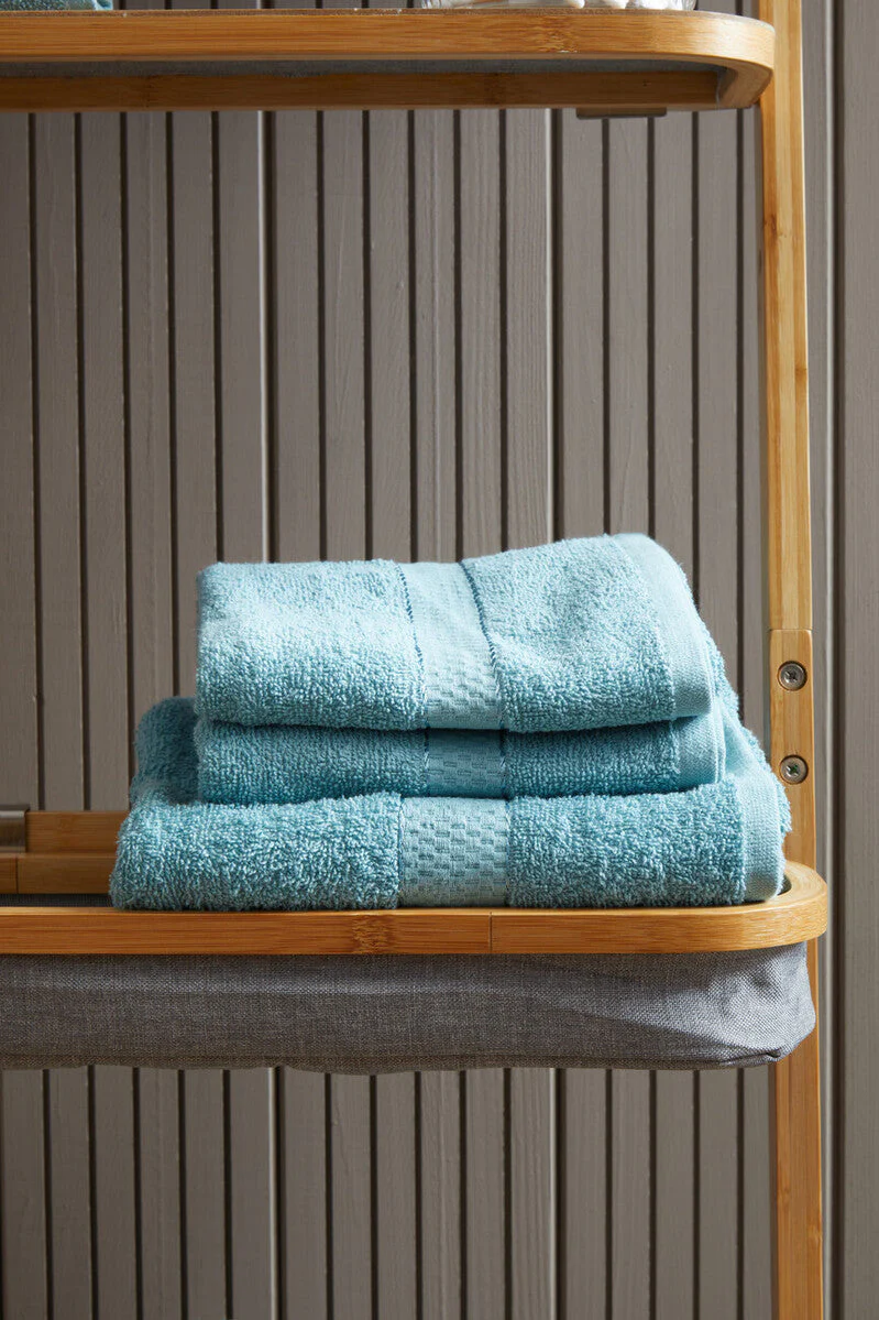 Thread and Loom 6 Piece Dusty Turquoise Towel Set - Image 4