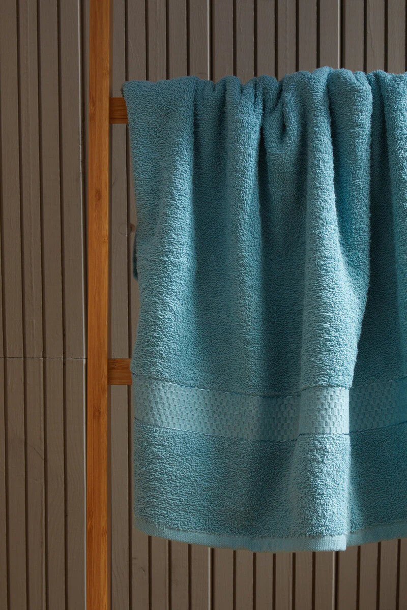 Thread and Loom 6 Piece Dusty Turquoise Towel Set - Image 5