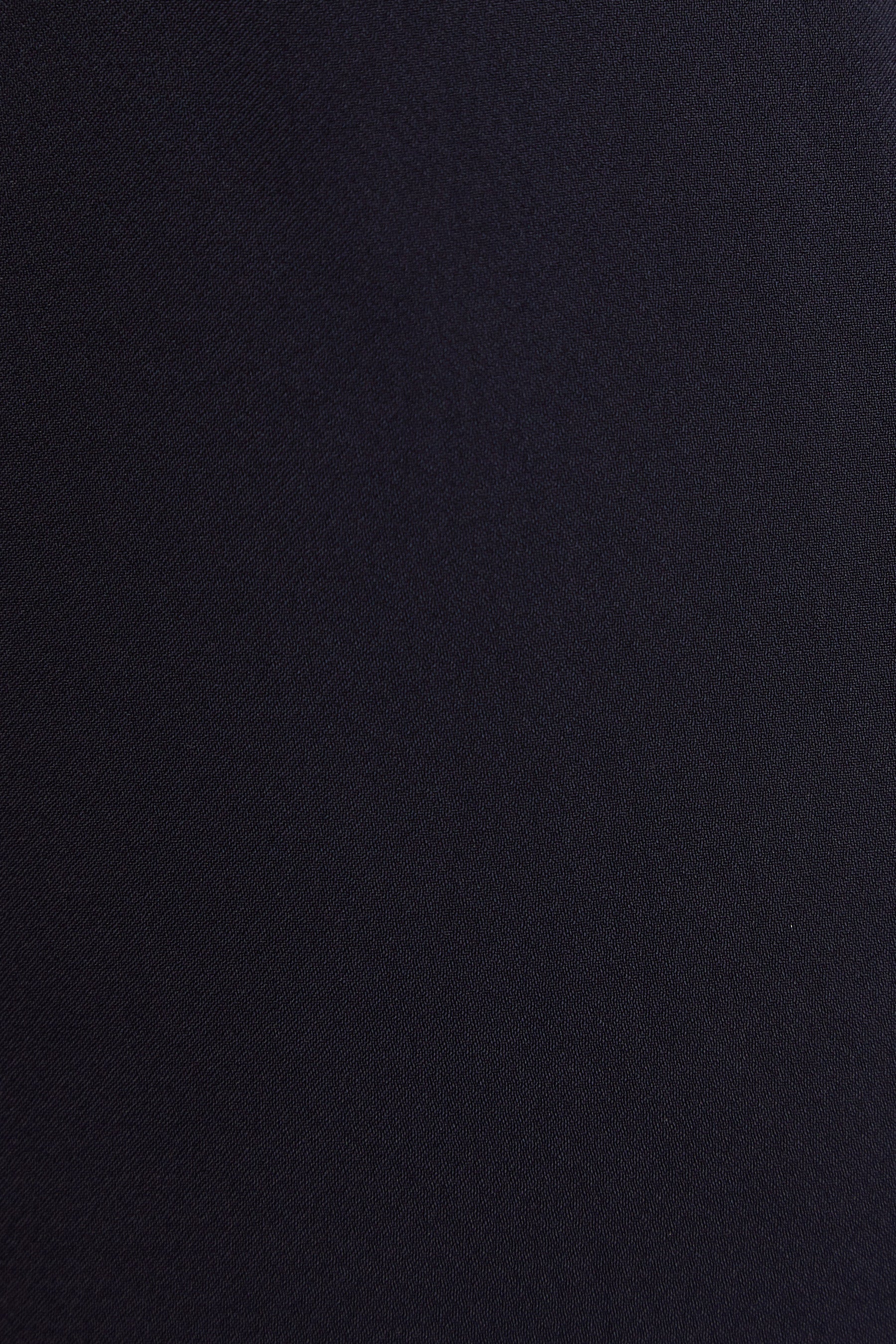 Timo Satin Back Crepe Sustainable Midi Skirt - Navy - Image 5