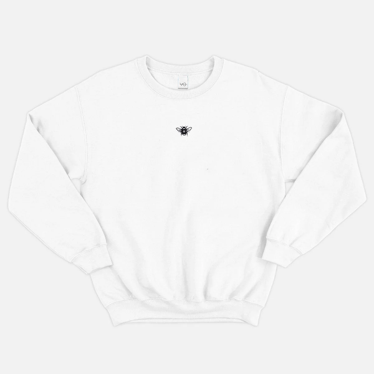 Tiny Embroidered Bumble Bee Sweatshirt (Unisex) - Image 2