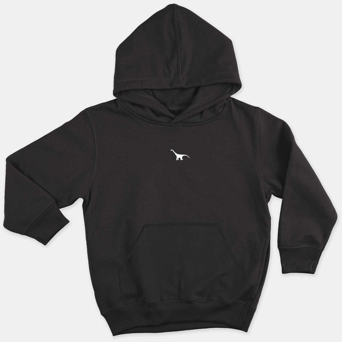 Tiny Embroidered Dinosaur Kids Hoodie (Unisex) - Image 3