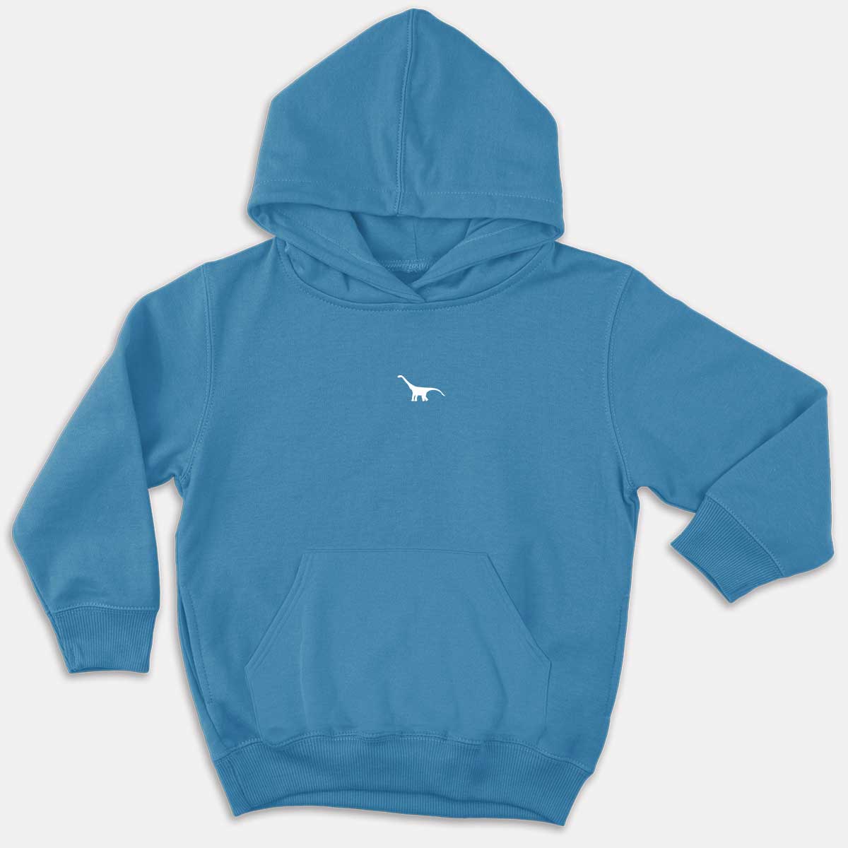 Tiny Embroidered Dinosaur Kids Hoodie (Unisex) - Image 4