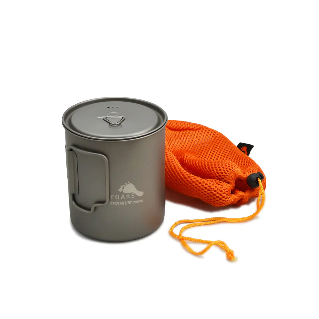 Toaks Titanium Lightweight pots with Lid - Image 3