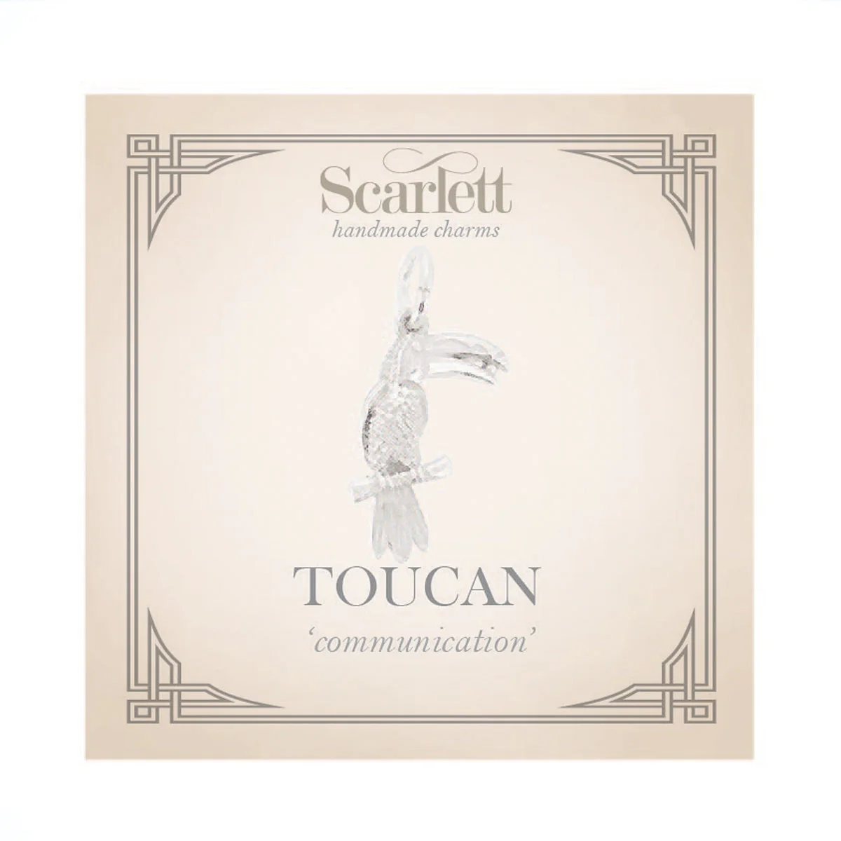 Toucan Parrot Silver Charm - Image 5