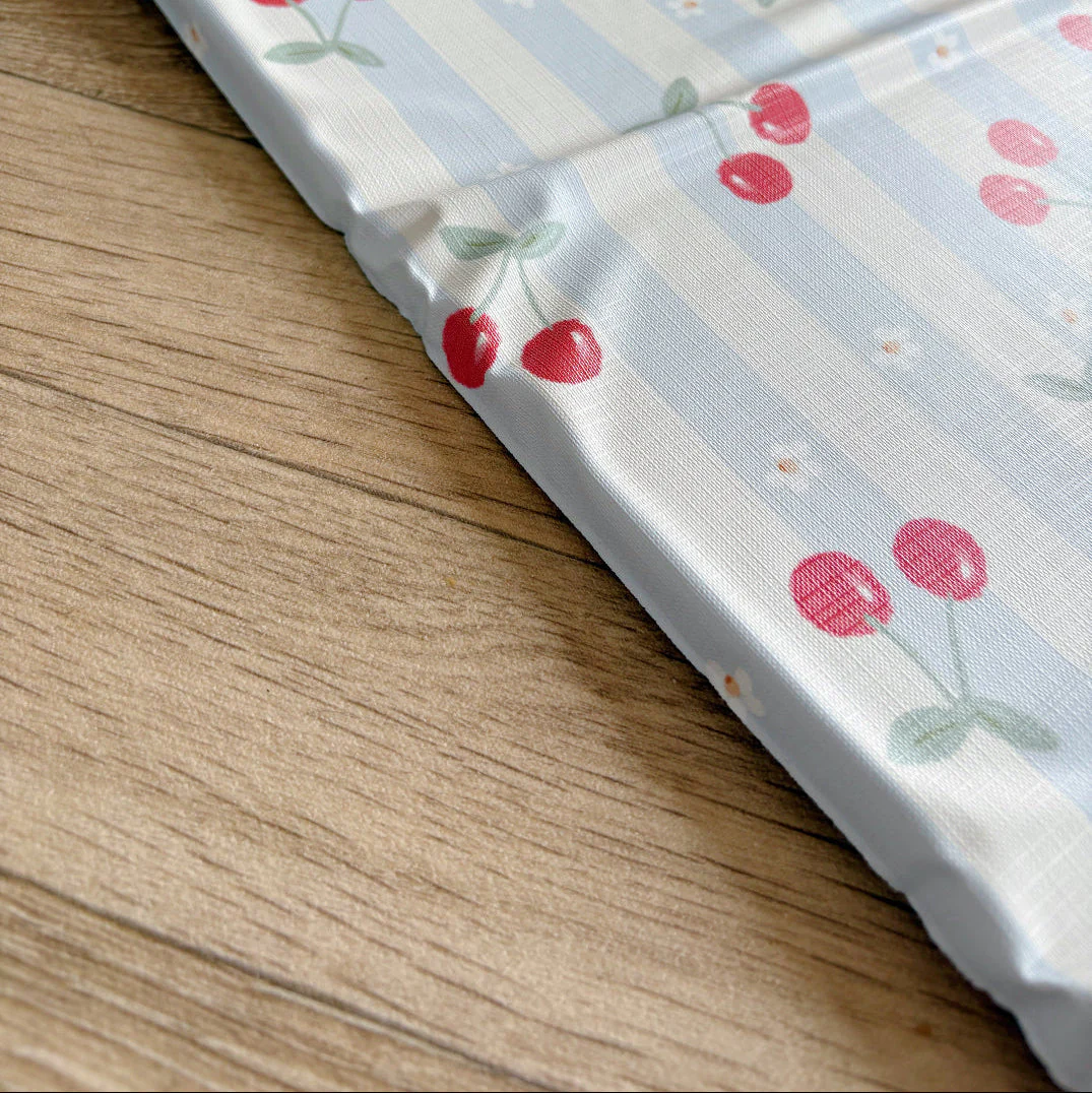 Travel Changing Mat - Cherry Stripe - Image 7