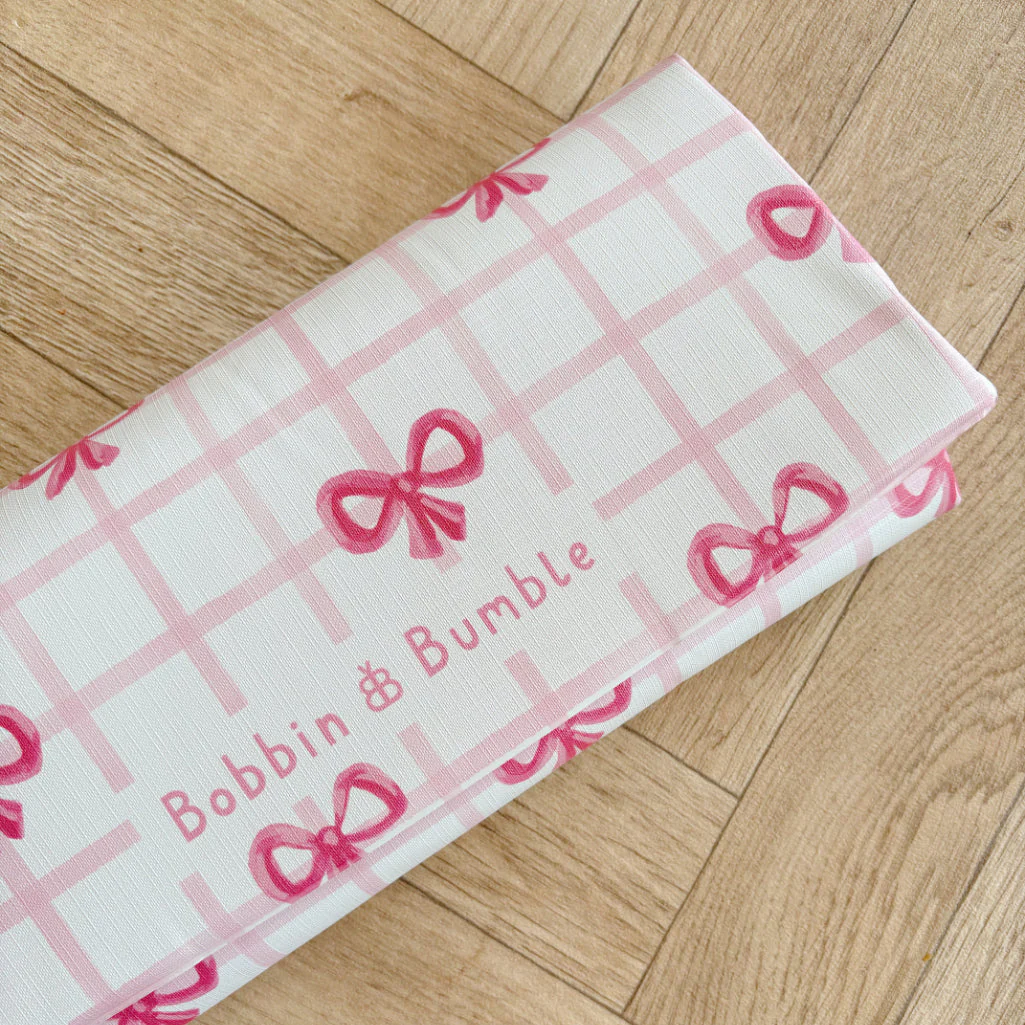 Travel Changing Mat - Pink Bows - Image 2