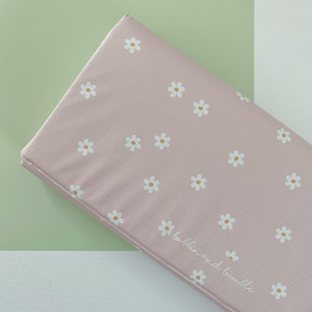 Travel Changing Mat - Pink Daisy - Image 2