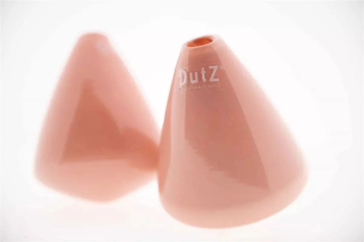 TUMBLING VASE - H12 D10 cm - APRICOT - Image 4