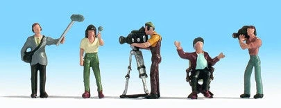 TV Camera Crew Terrarium Figures 15573