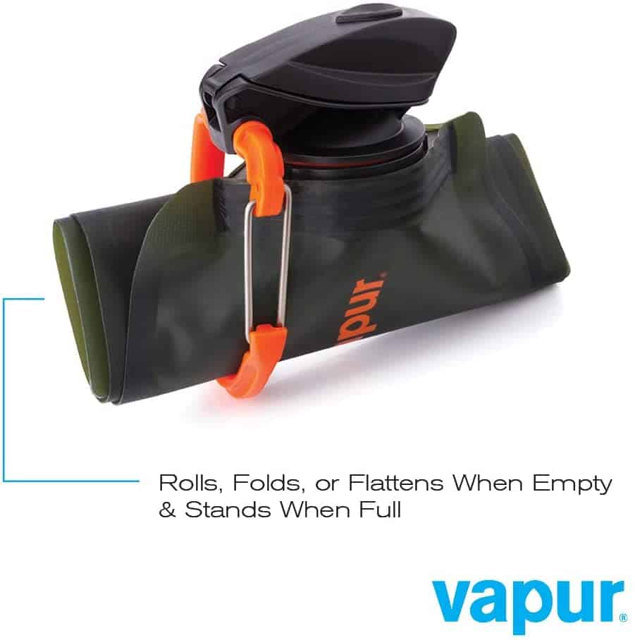 Vapur Wide Mouth 1.0L Folding Water Bottle (Various Colours) - Image 7